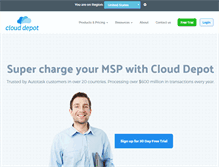 Tablet Screenshot of clouddepot.com